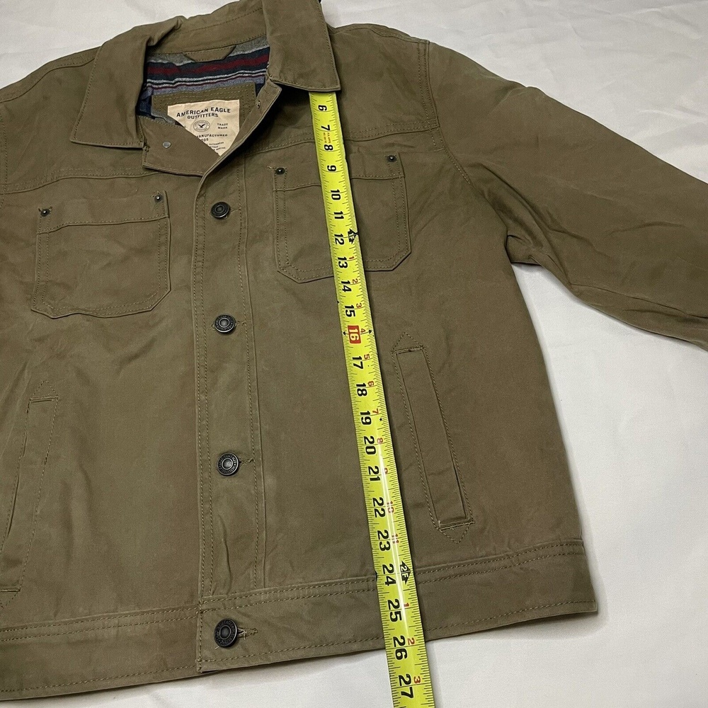 American Eagle Outfitters Utility Jacket Blanket Lined Military Size XL Brown - Picture 5 of 12